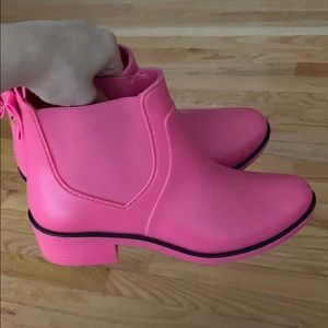 Cute pink Kate Spade ♠️ rain boots 💕